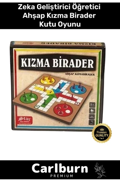 Premium Eğitici Zeka Geliştirici Öğretici Eğlence Aile Parti Ahşap Kızma Birader Kutu Oyunu ürün görseli 1