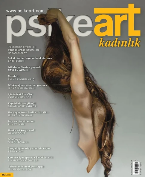 Psikeart Dergi 51.Sayı Mayıs-Haziran 2017 - Kadınlık ürün görseli 1