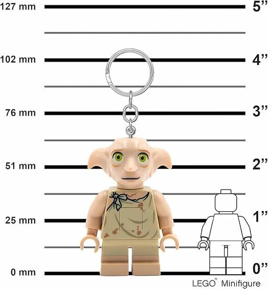LEGO Harry Potter KE202H Dobby Led Key Chain - Resim 3