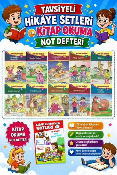 2. ve 3.Sınıflar İçin Beyin Gücü Gezginleri + Kitap Okuma Not Defterim ürün görseli 1