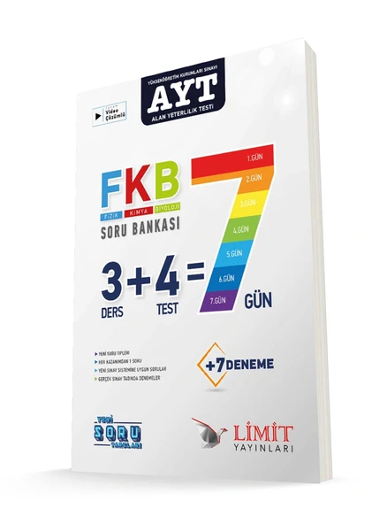 Limit Yayınları Ayt Fkb Fen Bilimleri Soru Bankası ürün görseli 1