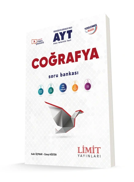 Limit Yayınları Ayt Coğrafya Soru Bankası Güncel Baskı ürün görseli 1