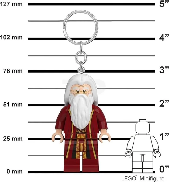 LEGO Harry Potter KE197H Dumbledore Led Key Chain - Resim 3