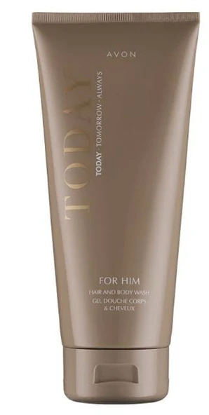 Avon TTA Today Hair and Body Shampoo for Men 200 ... ürün görseli 1