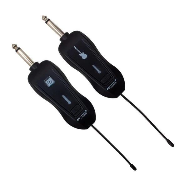 Ayt Magicvoice Mv-19585 Uhf Gitar Tip Kablosuz Mikrofon 6.3mm Kablosuz Gitar Müzik Aleti Cihazı 40 Metre Çekim ürün görseli 1