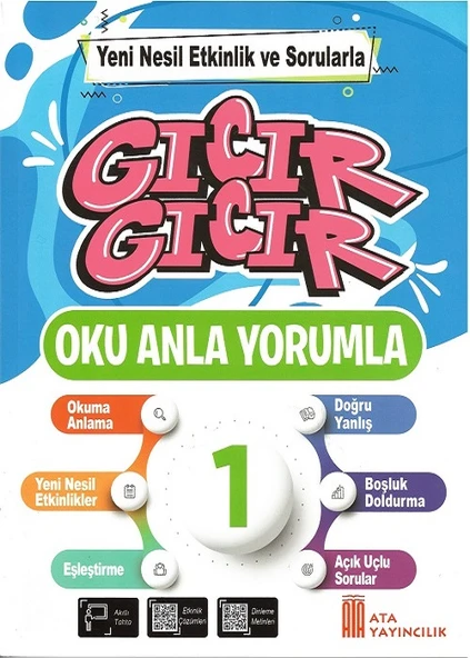 Ata 1.Sınıf 2.Dönem Seti ( Oku Anla Yorumla-Problemler-Ata Test-Resfebe) - Resim 5
