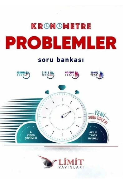 Limit Yayınları Kronometre Problemler Soru Bankası ürün görseli 1