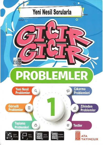 Ata 1.Sınıf 2.Dönem Seti ( Oku Anla Yorumla-Problemler-Ata Test-Resfebe) - Resim 3