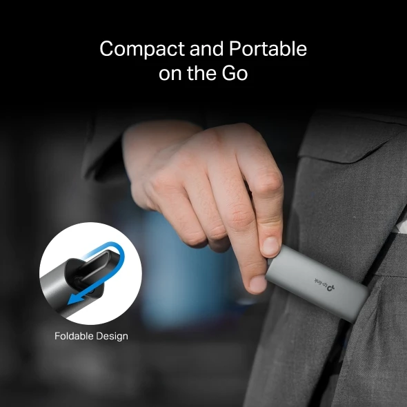 TP-LINK UE302C USB3.0 TYPE-C 2.5 GIGABIT ETHERNET AG ADAPTÖRÜ - Resim 5