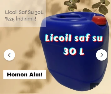 Licoil Saf Su 30 Litre Ütü-Akü -Radyatör Suyu ürün görseli 1