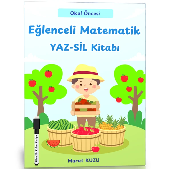 Okul Öncesi Eğlenceli Matematik YAZ-SİL ürün görseli 1