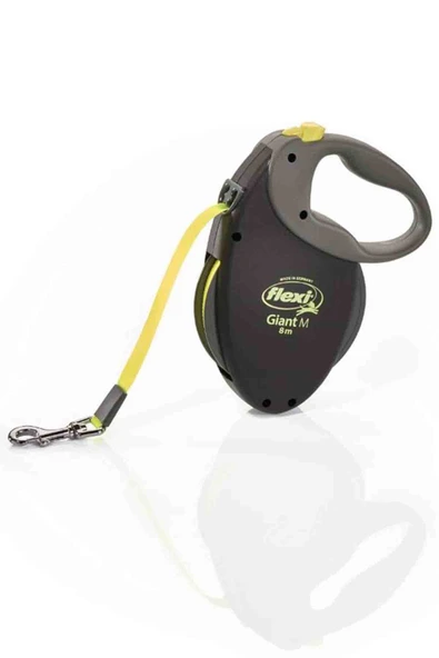 Flexi Neon Otomatik Şerit Tasma Medium Giant 8 mt ürün görseli 1