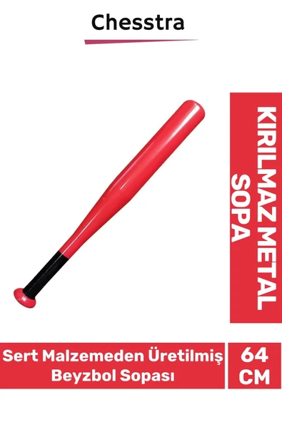 Özel Üretim Modern Zarif Kırılmaz Rahat Kavrama Kaliteli Metal Baseboll Beyzbol Sopası 64 Cm ürün görseli 1