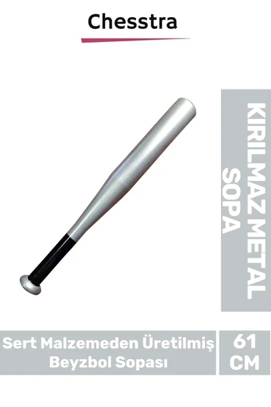 Özel Üretim Modern Zarif Kırılmaz Rahat Kavrama Kaliteli Metal Baseboll Beyzbol Sopası 61 Cm ürün görseli 1