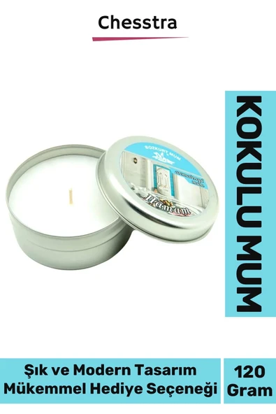 Premium Aromaterapi Arınma Huzur Meditasyon Yoga Esans Dekoratif Mum Oda Kokusu 120g Teneke Kutu ürün görseli 1