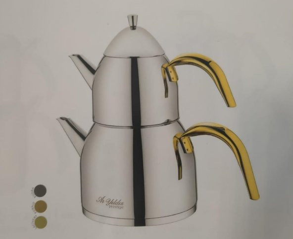 Aryıldız Maya Prestige Gold Bonni Çaydanlık Takımı ürün görseli 1