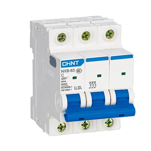 Chint - 3P 25A 6kA C Serisi Trifaze Anahtarlı Otomatik Sigorta 179871 ürün görseli 1
