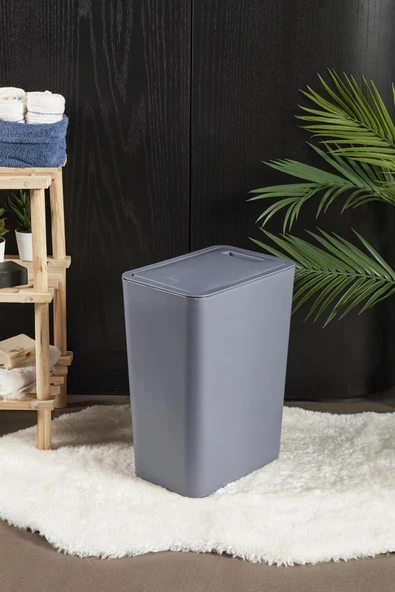 Perotti 13246 Gri Molly 12 Litre Click Çöp Kovası ürün görseli 1