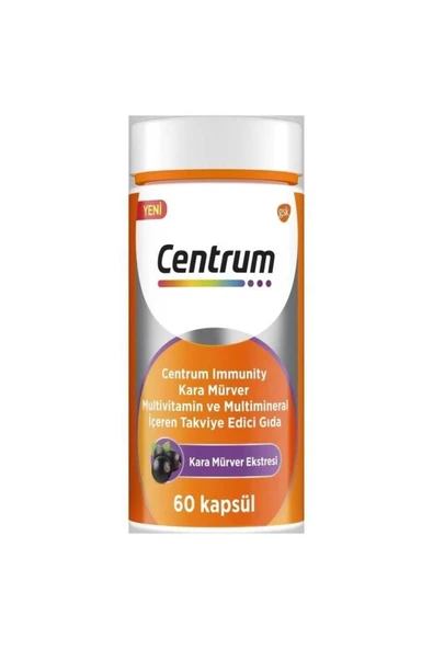 Centrum Immunity Kara Mürver Multivitamin ve Mineral 60 Kapsül ürün görseli 1