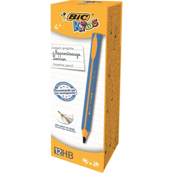 Bic Kids Evolu Hb Kurşun Kalem Mavi 12 li paket ürün görseli 1
