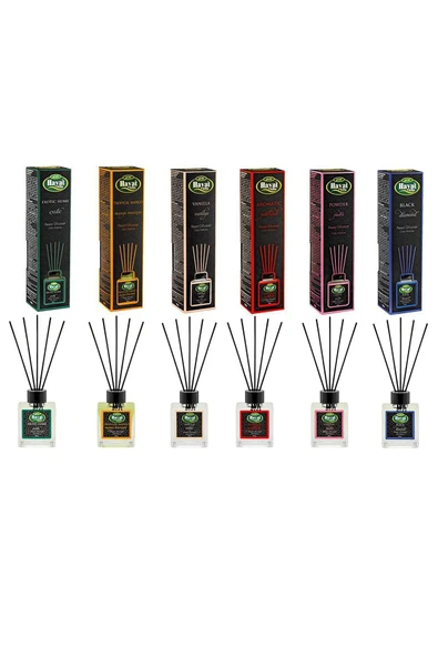 HayatAlfa Bambu Oda Kokusu 100 ml Çubuklu Mix 6 Çeşit Birarada ürün görseli 1