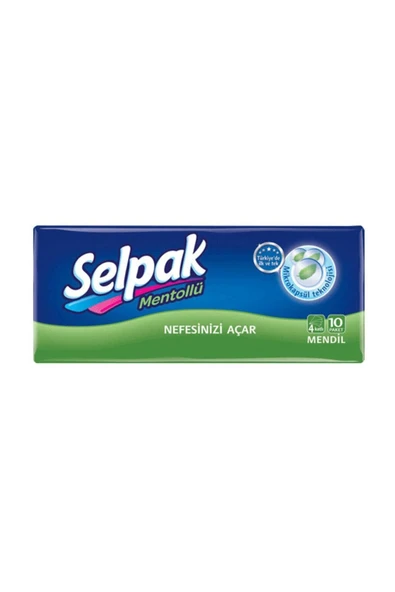 Selpak Mendil Menthol 10'lu paket X 2 ürün görseli 1