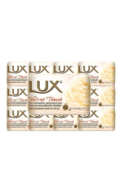 10 Adet Lüx Sabun Sarı 80 Gr. Velvet Touch ürün görseli 1