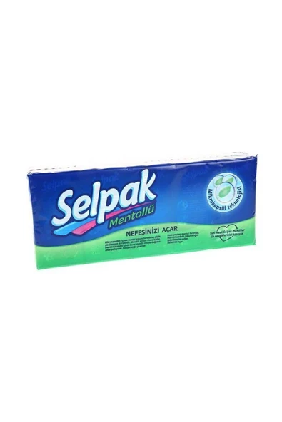 Selpak Mendil Menthol 10'lu paket X 2 - Resim 2