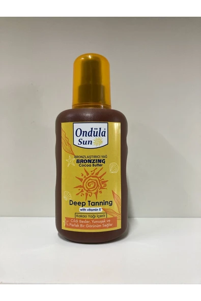 Ondüla Sun Yoğun Bronzlaştırıcı Yağ 200 ml Kakao Yağı ürün görseli 1