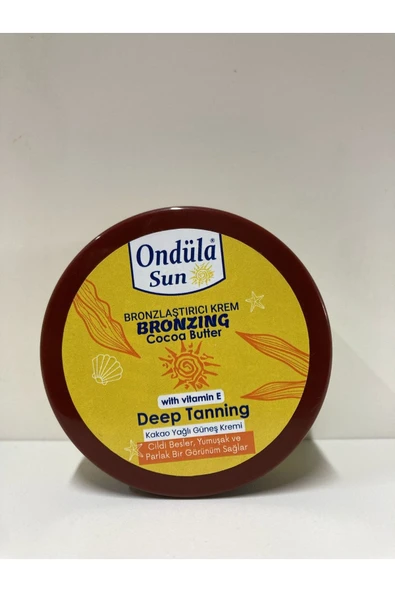 Ondüla Sun Yoğun Bronzlaştırıcı Krem 100 ml Kakao Yağı ürün görseli 1