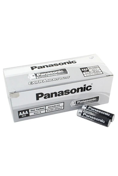 PANASONIC MANGANEZ İNCE KALEM PİL (60LI PAKET) (81) ürün görseli 1
