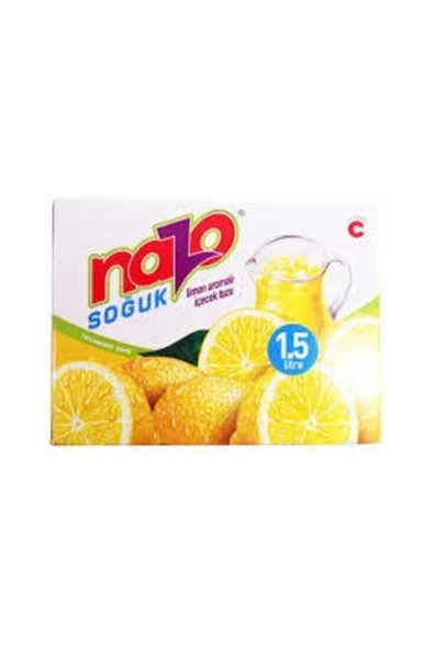 Nazo 9 gr Limon Aromalı Toz Içecek 1.5 Litre Su İle Yapılır ürün görseli 1