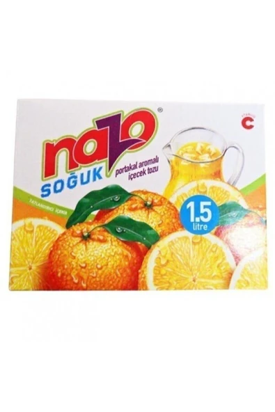 Nazo 9 gr Portakal Aromalı Toz Içecek 24'lü ürün görseli 1