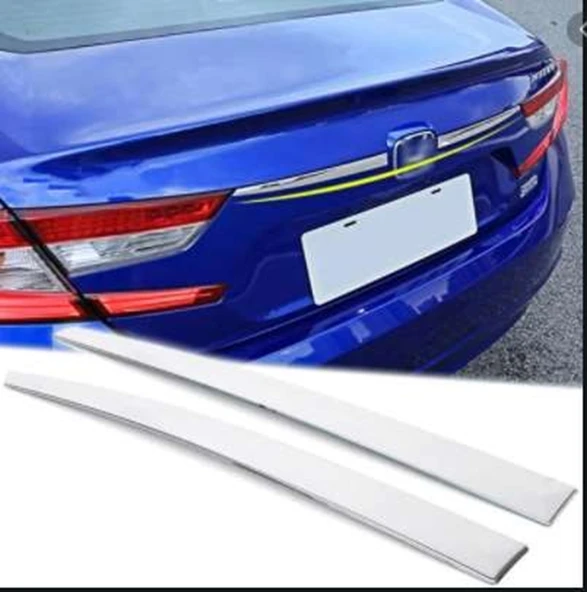 Honda Civic Uyumlu 2016 Sonrası Bagaj Çıtası Krom ürün görseli 1