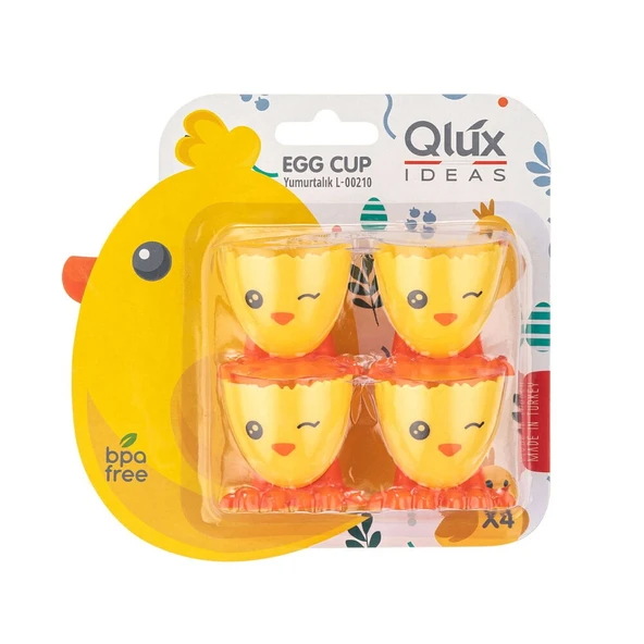 Qlüx Sevimli Civciv Yumurtalık 4'lü L-00210 ürün görseli 1