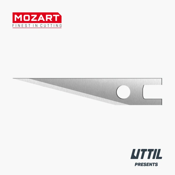 Mozart Blades PB1 Super Sivri Uç Hassas Kesimler için 512.053 10'lu Yedek Bıçak Kartuşu ürün görseli 1
