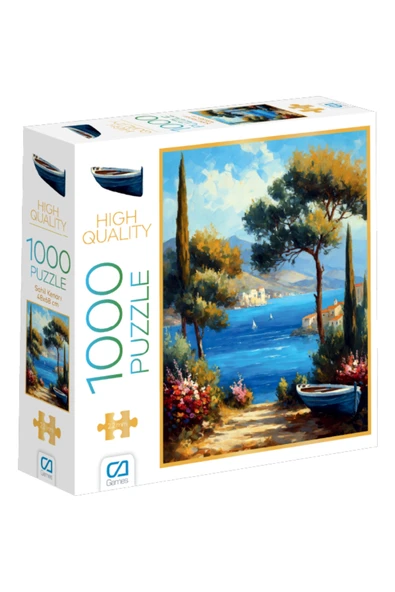 C&A Games Sahil Kenarı 1000 Parça Puzzle - Resim 2