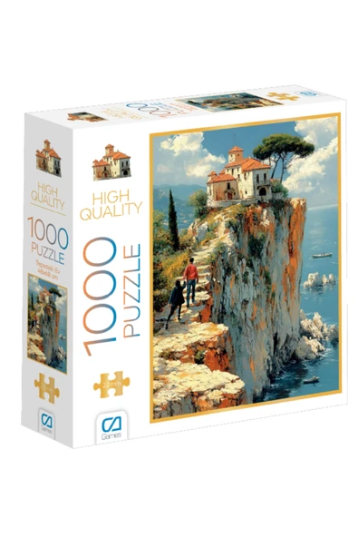C&A Games Tepedeki Ev 1000 Parça Puzzle - Resim 2