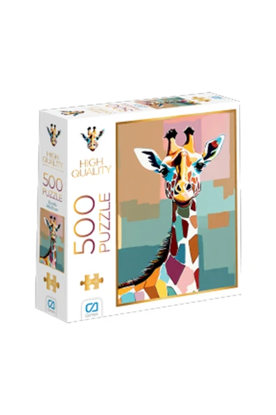 C&A Games Zürafa 500 Parça Puzzle - Resim 5