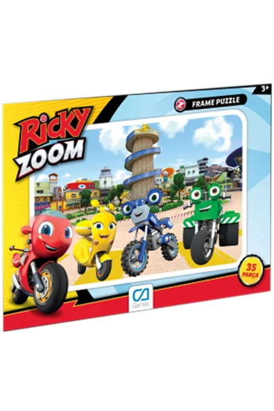 C&A Games Ricky Zoom Lisanslı 35 Parça Frame Puzzle - Resim 4