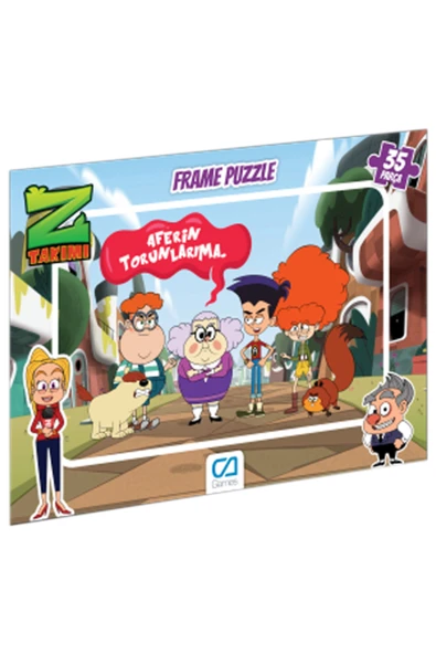 C&A Games Z Takımı-2 Lisanslı 35 Parça Frame Puzzle ürün görseli 1