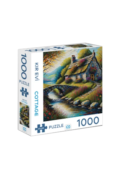 C&A Games Kır Evi 1000 Parça Puzzle - Resim 3