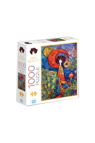 C&A Games Pelerinli Kadın 1000 Parça Puzzle ürün görseli 1