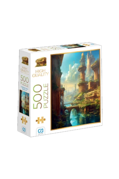 C&A Games Uzaktaki Şehir 500 Parça Puzzle ürün görseli 1