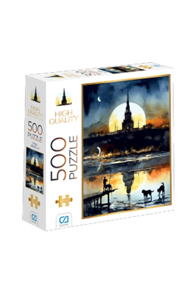 C&A Games Gece 500 Parça Puzzle - Resim 3