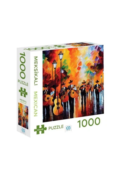 Meksikalı 1000 Parça Puzzle ürün görseli 1