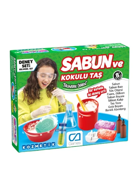 Sabun ve Kokulu Taş Deney Seti Kutu Oyunu ürün görseli 1