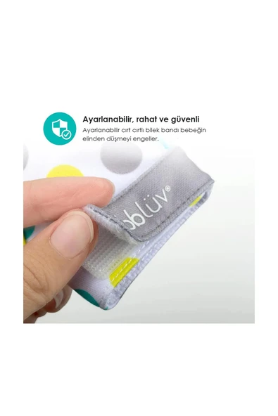 Bblüv Glüv Diş Kaşıyıcı Eldiven  Yeşil 3+ Ay - Resim 4