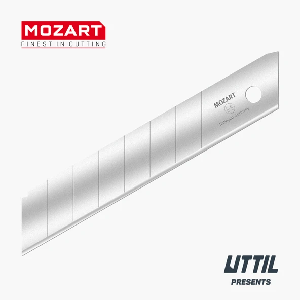 Mozart Blades 180.051 Ekstra Sert, Ekstra Keskin 18mm Kır-at 10'lu Yedek Bıçak ürün görseli 1