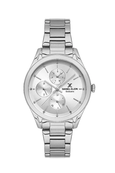 Daniel Klein DK.1.13506-1 Tüm Fonksiyonları Aktif Metal Kordon Metal Kasa 3 ATM Suya Dayanıklı Metalik Renk Kadın Kol Saati ürün görseli 1
